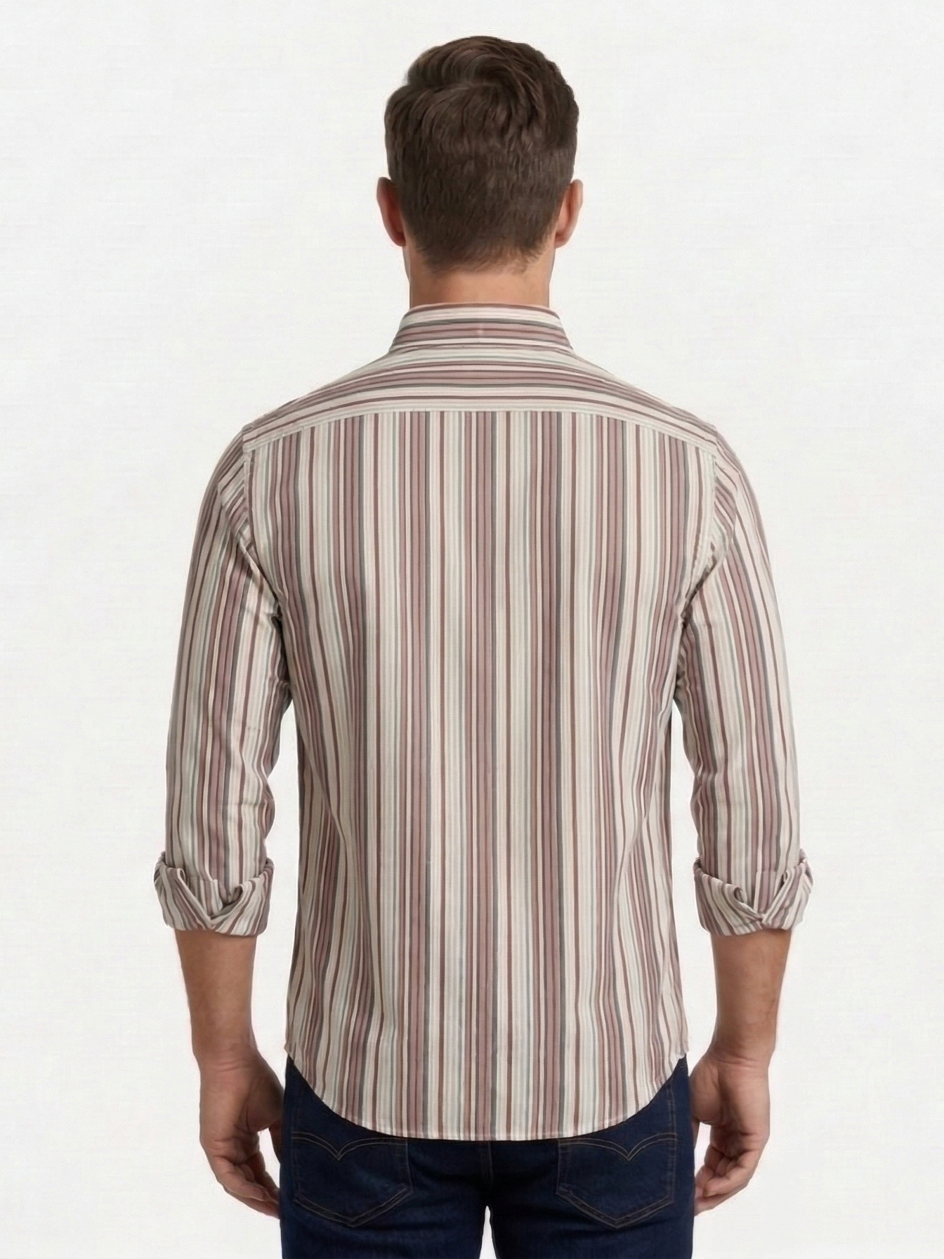 Multi-Stripe Casual Shirt
