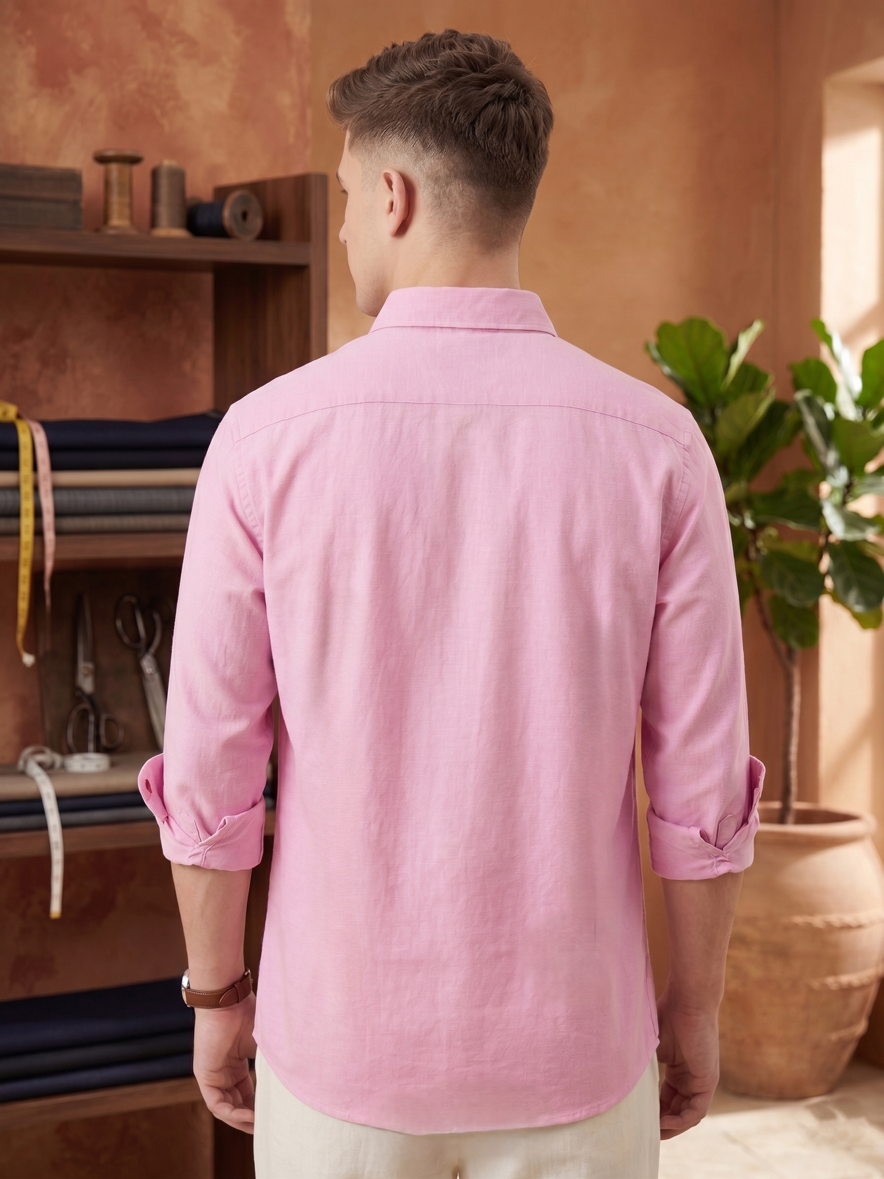 Regular Fit Solid Shirt