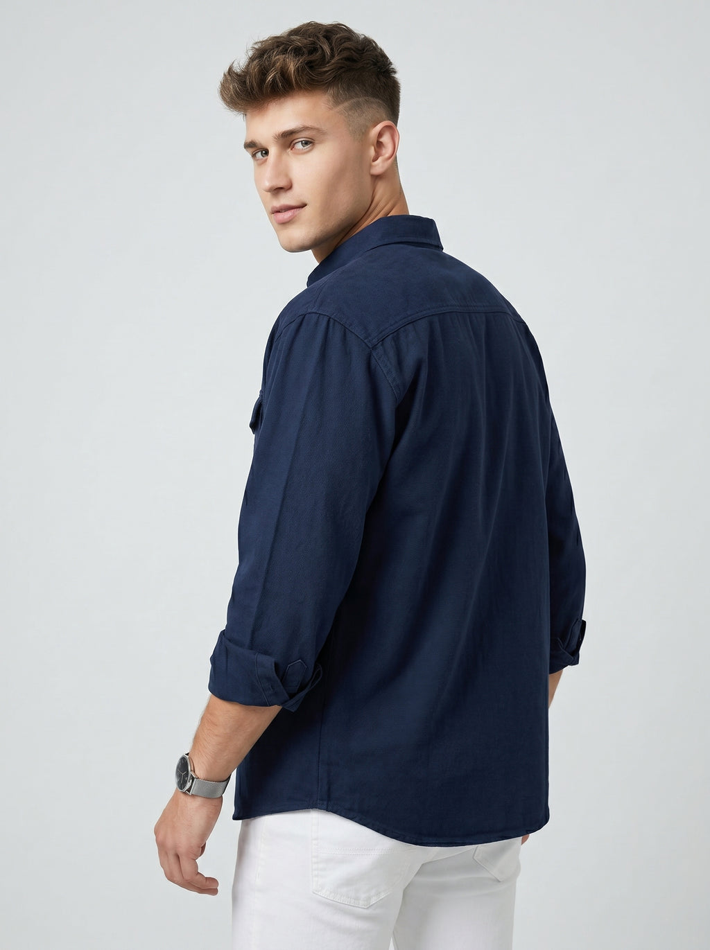 Double Pocket Denim Shirt