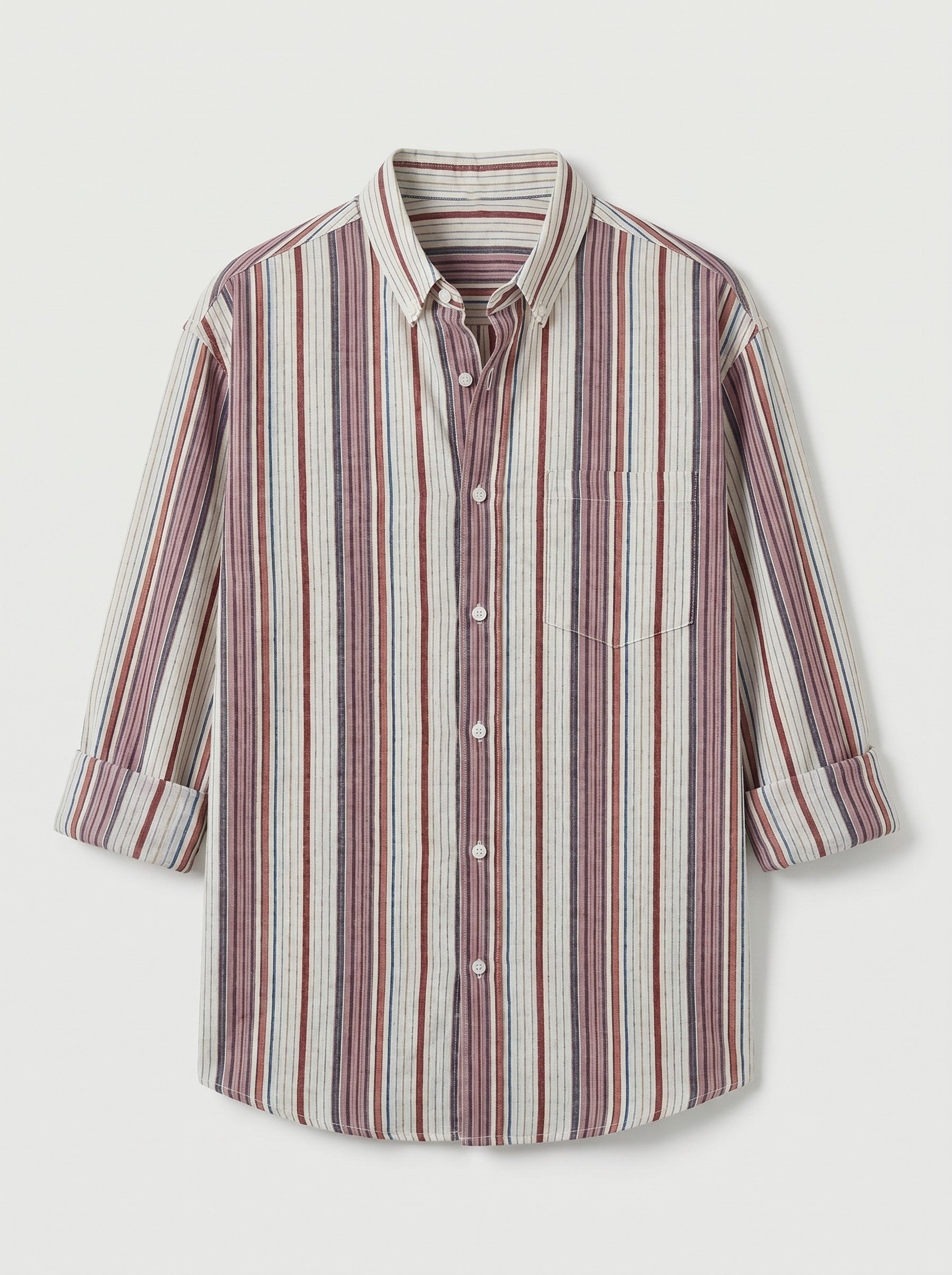 Multi-Stripe Casual Shirt