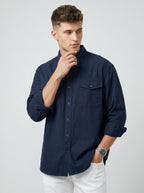 Double Pocket Denim Shirt