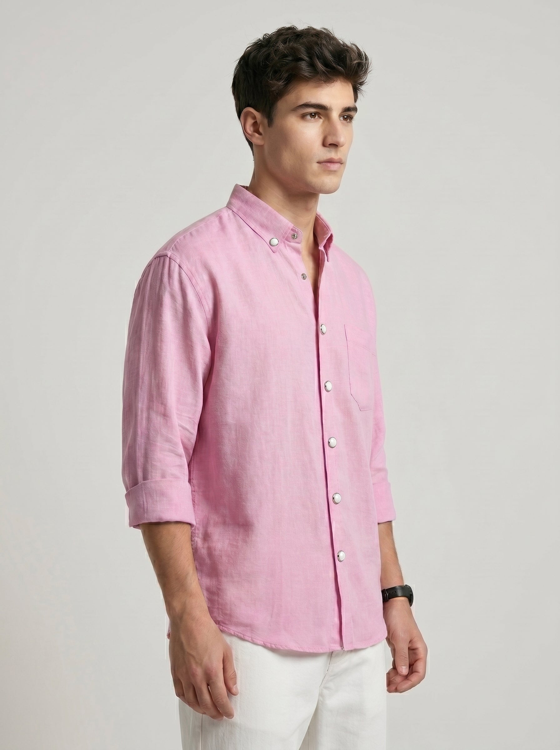 Regular Fit Solid Shirt