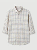 White Grid Check Shirt
